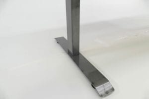 Industrial steel stand desk frame